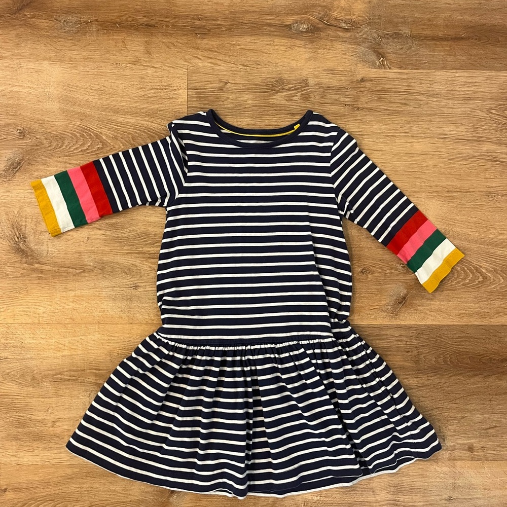 Mini Boden Striped Dress with Pockets